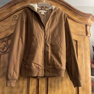 H&M Brown Lightweight Shirt Jacket Casual Style